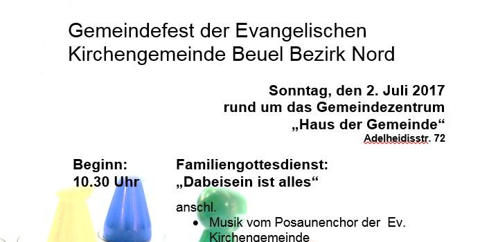 „Dabeisein ist alles“ „Dabeisein ist alles“