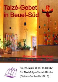 Taizé-Gebet am 28. März 2019 Taizé-Gebet am 28. März 2019