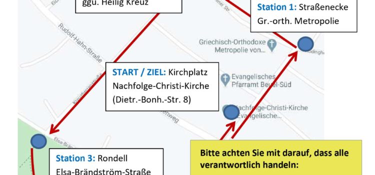 „Auf Reisen mit Gott“ – kleiner Pilgerweg am 28. Juni