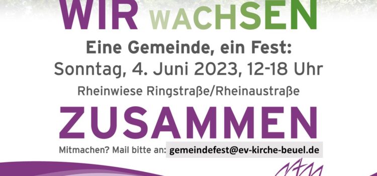 Mit-Mach-Gemeindefest 4.Juni am Rhein / NEU: Wo ich wie mitwirken kann Mit-Mach-Gemeindefest 4.Juni am Rhein / NEU: Wo ich wie mitwirken kann