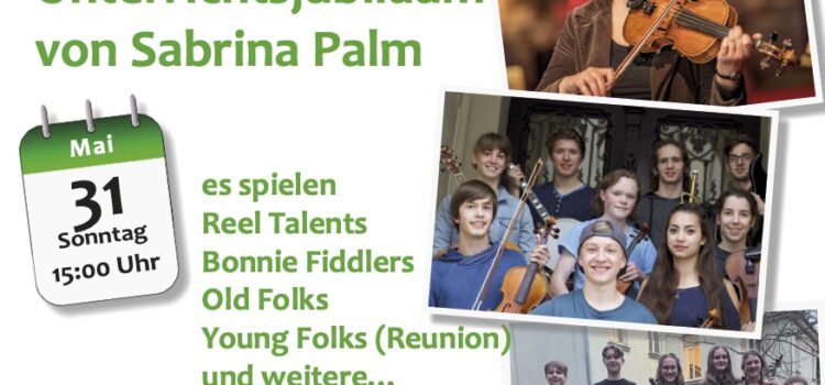 Folk-Konzert zum silbernen Unterrichtsjubiläum Folk-Konzert zum silbernen Unterrichtsjubiläum